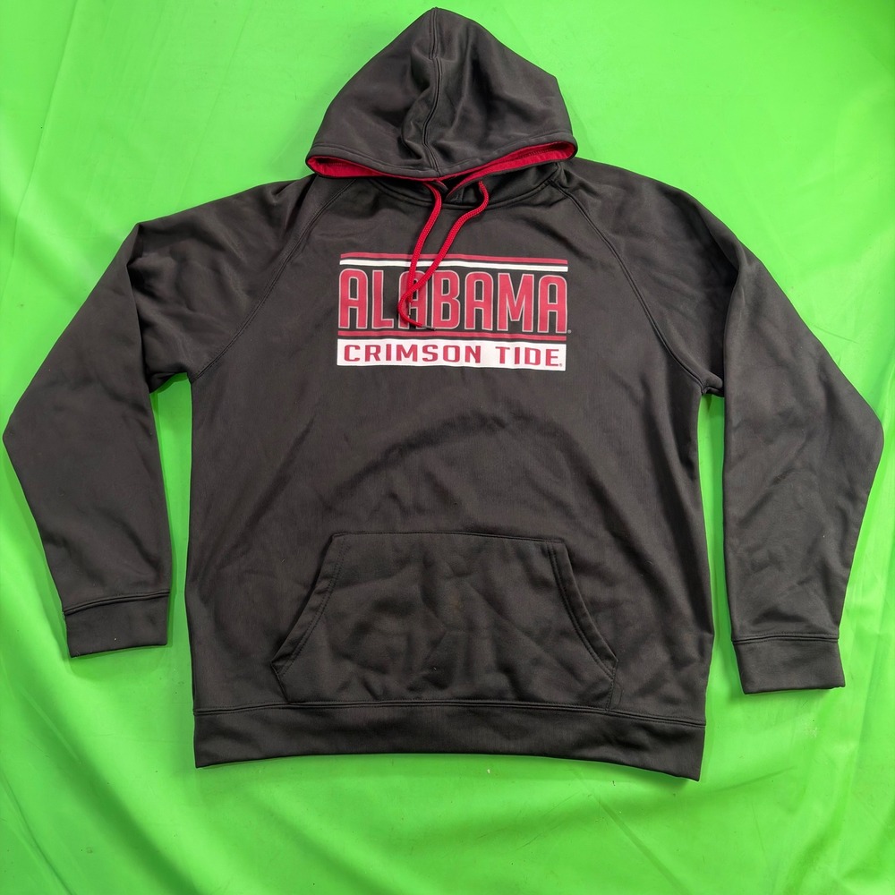Alabama Crimson Tide Colosseum Hoodie Mens XL Black/Red NCAA Football Sweatshirt